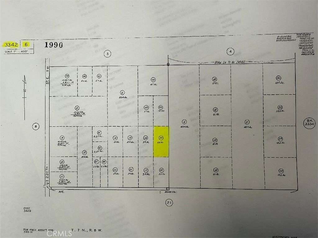 5.27 Acres of Residential Land for Sale in Lancaster, California