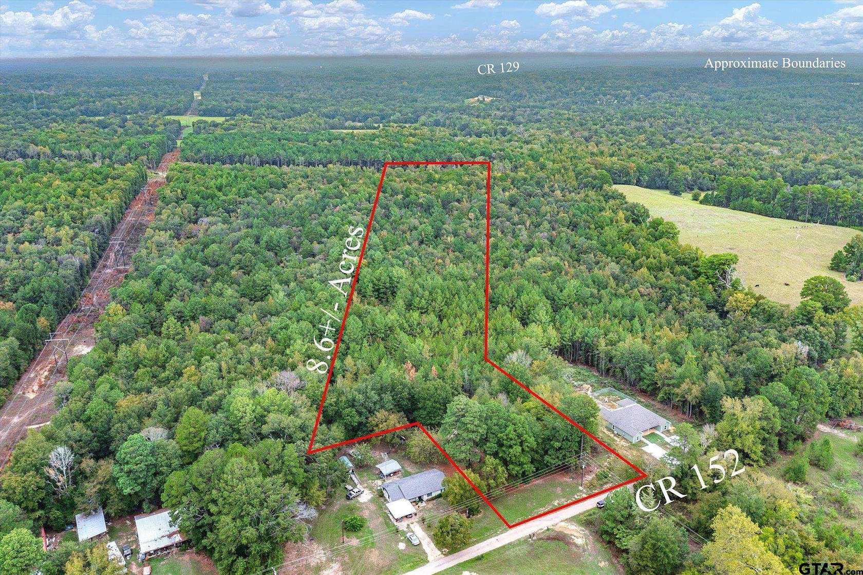 8.636 Acres of Residential Land for Sale in Tyler, Texas