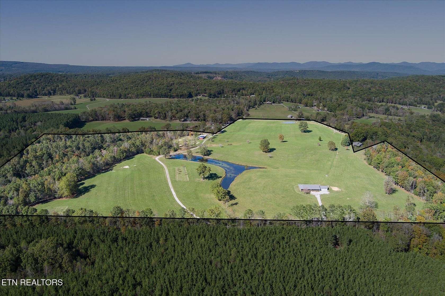 78.38 Acres of Agricultural Land with Home for Sale in Oakdale, Tennessee