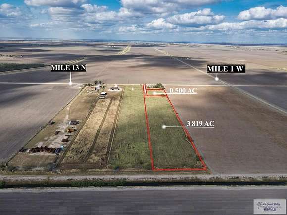 3.81 Acres of Residential Land for Sale in Mercedes, Texas