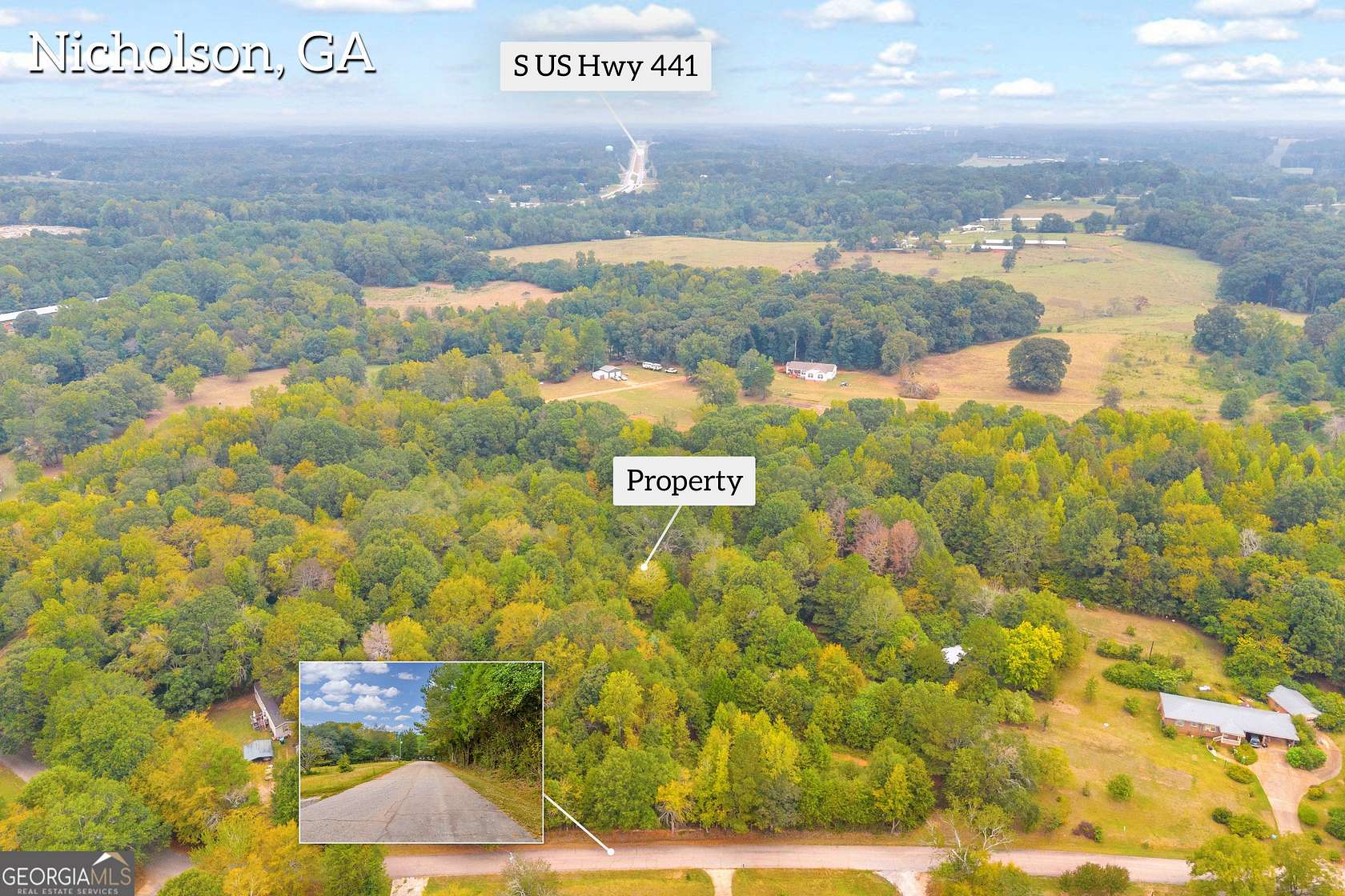 9.13 Acres of Land for Sale in Nicholson, Georgia