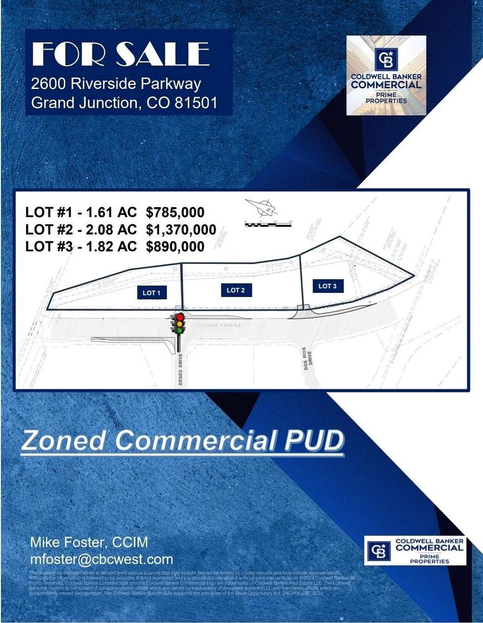 2.04 Acres of Commercial Land for Sale in Grand Junction, Colorado