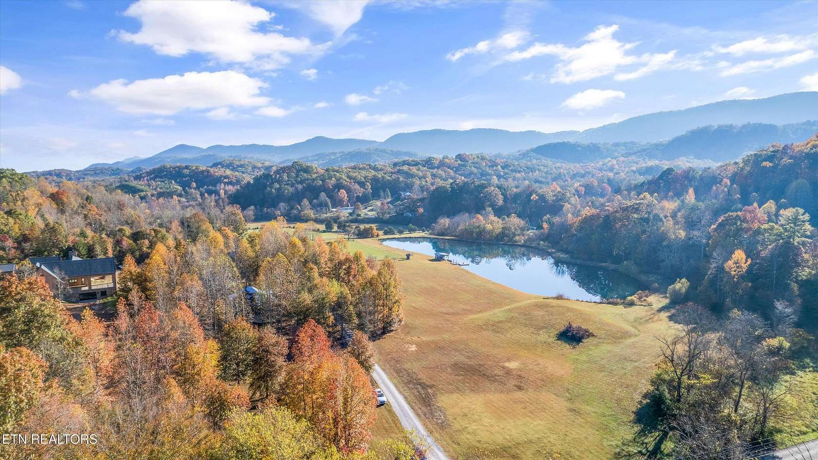 27.61 Acres of Land with Home for Sale in Maryville, Tennessee