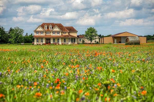 28 Acres of Recreational Land with Home for Sale in Brenham, Texas