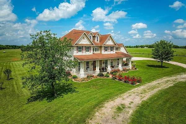 28.1 Acres of Recreational Land with Home for Sale in Brenham, Texas