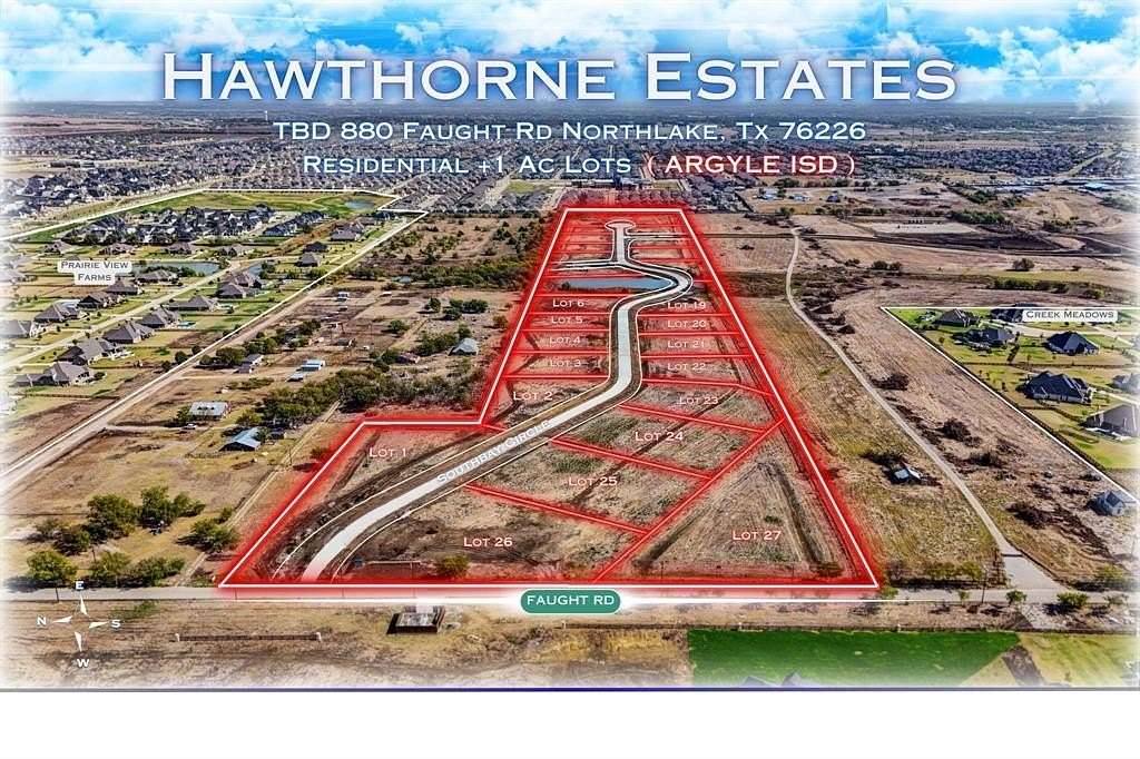 0.9 Acres of Residential Land for Sale in Northlake, Texas