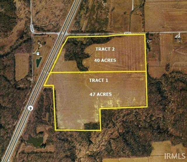 87 Acres of Agricultural Land for Auction in Huntington, Indiana