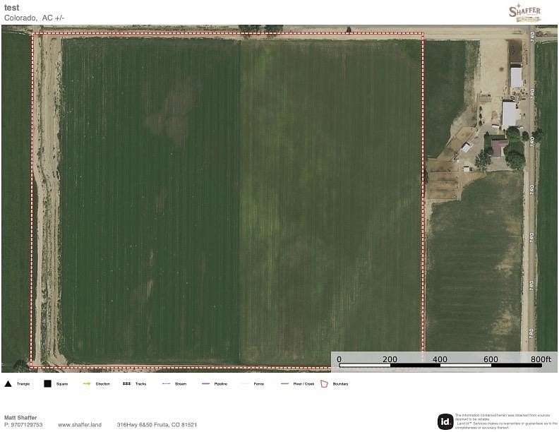 47 Acres of Agricultural Land for Sale in Mack, Colorado