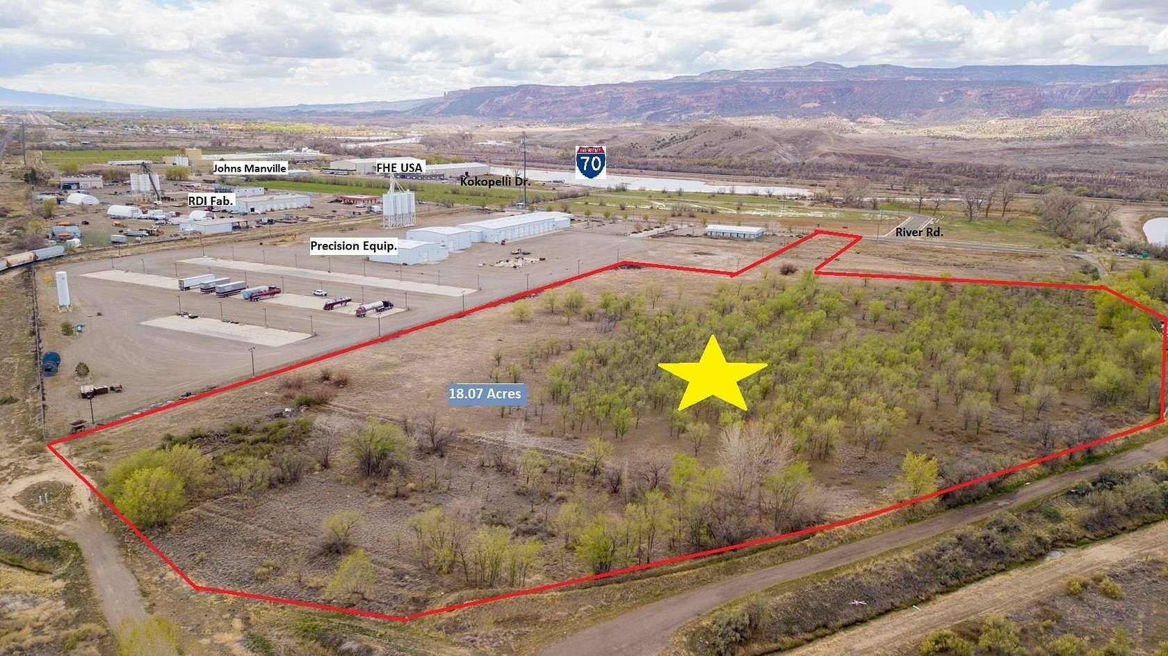 18.08 Acres of Commercial Land for Sale in Fruita, Colorado