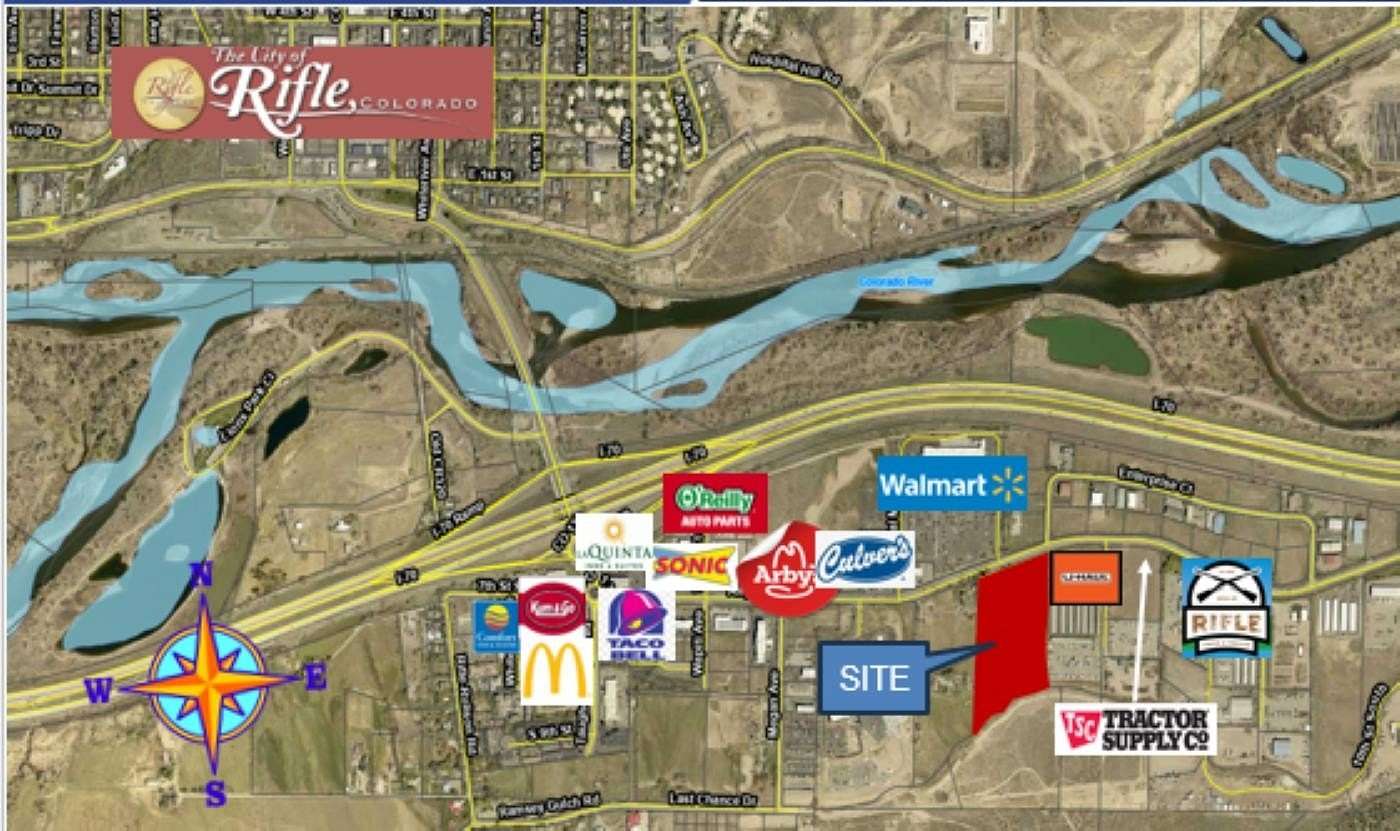 9.9 Acres of Commercial Land for Sale in Rifle, Colorado