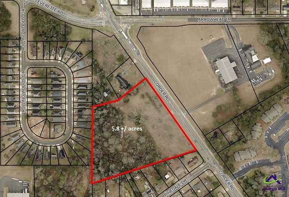 5.8 Acres of Residential Land for Sale in Warner Robins, Georgia