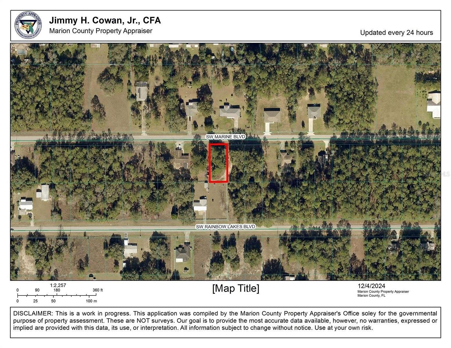 0.24 Acres of Residential Land for Sale in Dunnellon, Florida