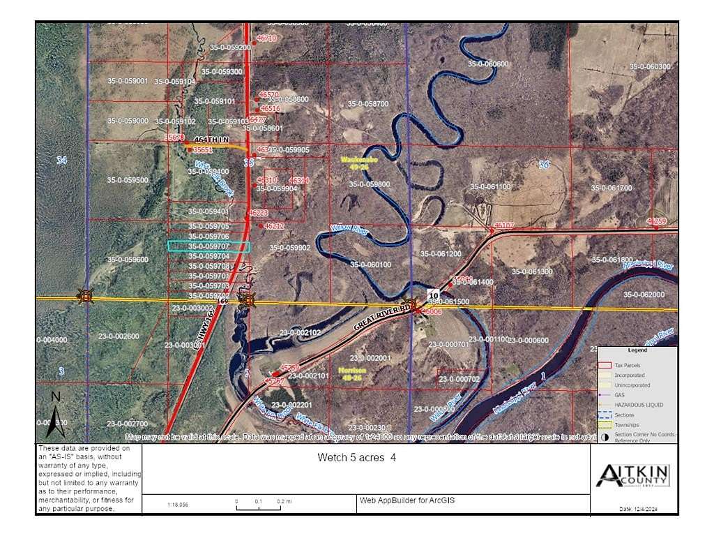 5 Acres of Residential Land for Sale in Palisade, Minnesota