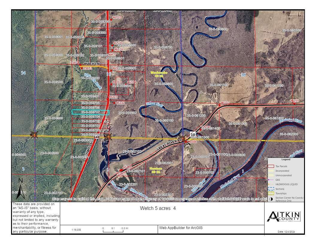 5 Acres of Residential Land for Sale in Palisade, Minnesota