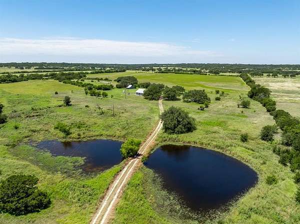 124 Acres of Land with Home for Sale in Cranfills Gap, Texas