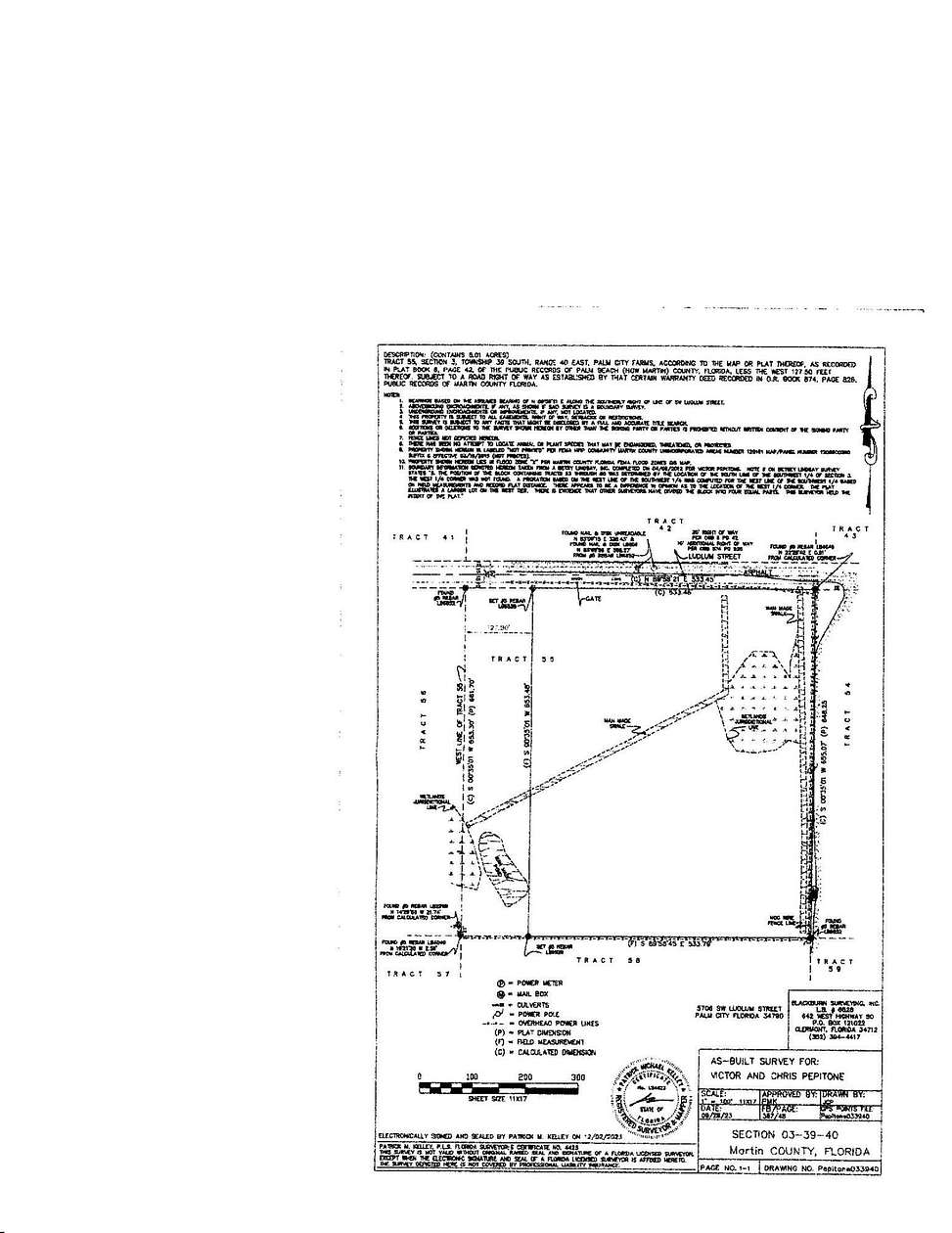 7.78 Acres of Residential Land for Sale in Palm City, Florida