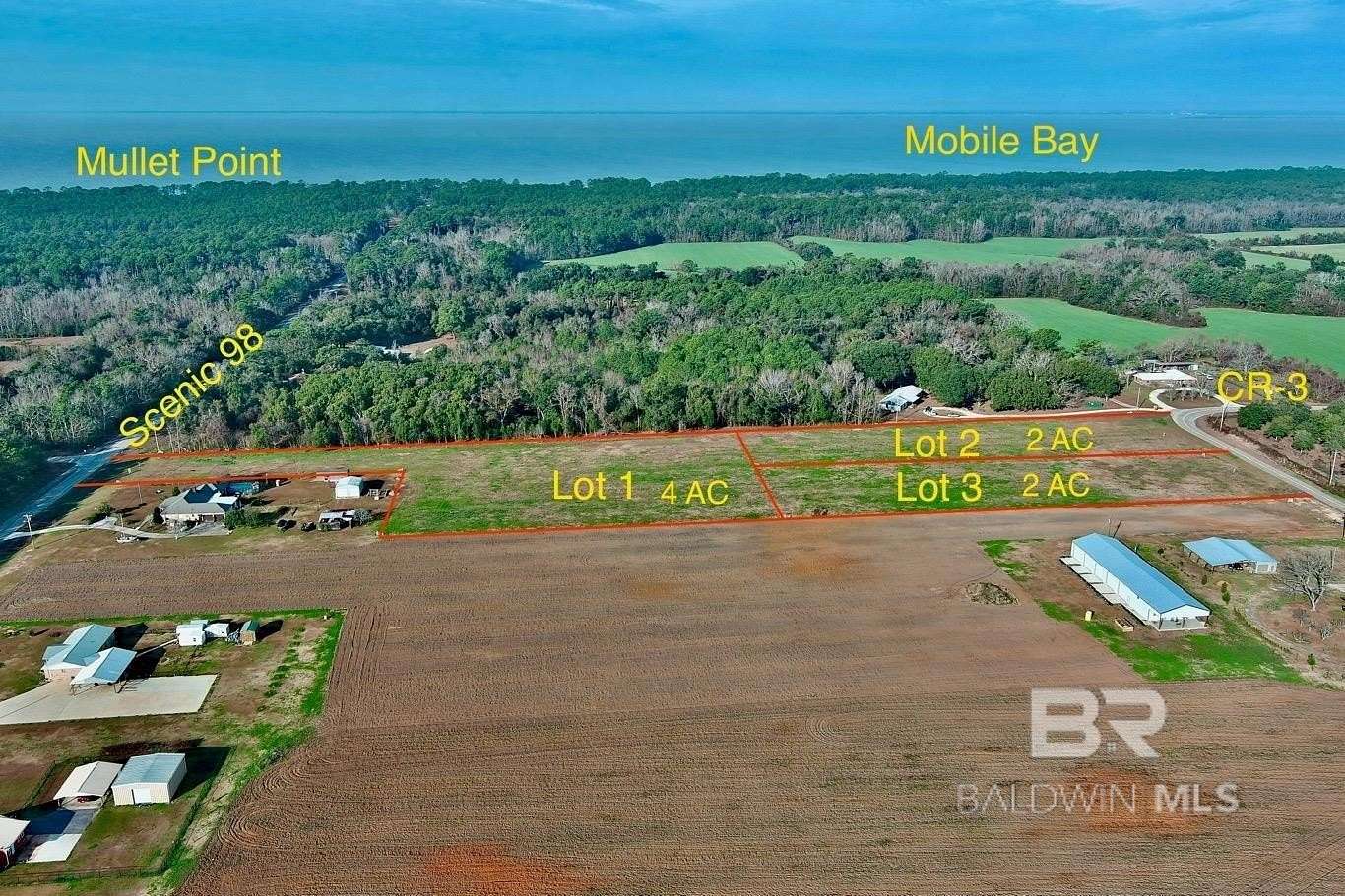 4 Acres of Residential Land for Sale in Fairhope, Alabama