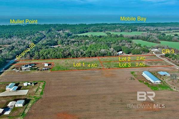 4 Acres of Residential Land for Sale in Fairhope, Alabama
