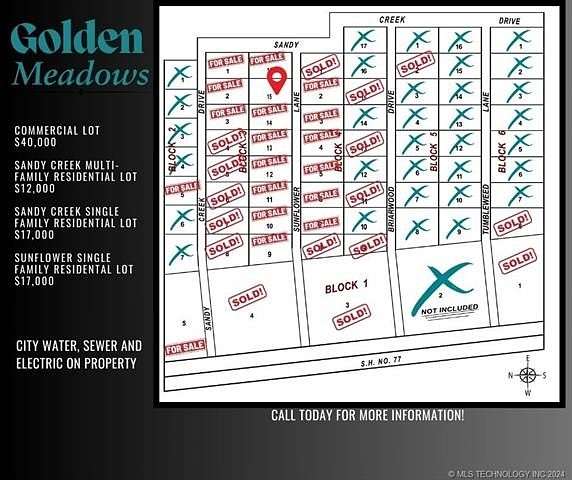 0.335 Acres of Residential Land for Sale in Davis, Oklahoma