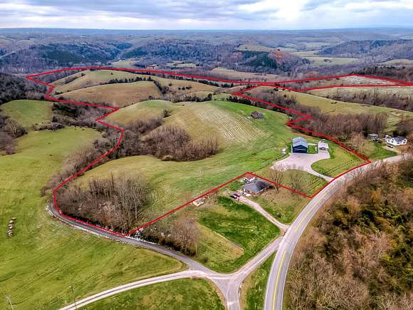 140 Acres of Recreational Land & Farm for Sale in Lancaster, Kentucky