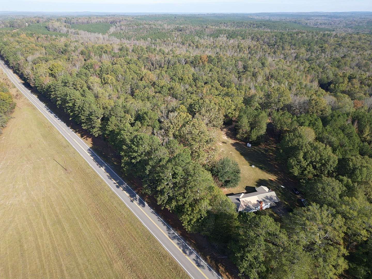 40 Acres of Recreational Land with Home for Sale in Kennedy, Alabama