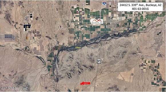 20 Acres of Land for Auction in Buckeye, Arizona