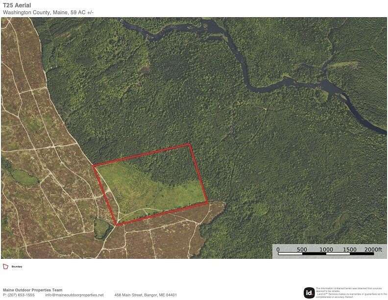 60 Acres of Recreational Land & Farm for Sale in Columbia Town, Maine