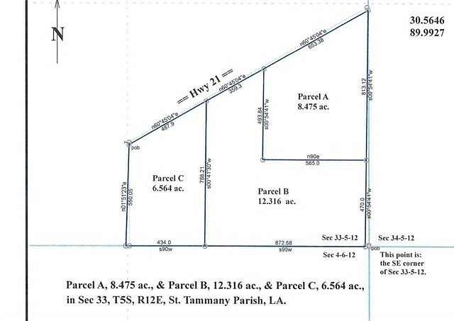 8.475 Acres of Improved Residential Land for Sale in Bush, Louisiana