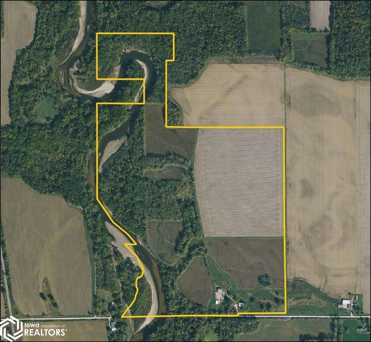 168.36 Acres of Land with Home for Auction in Plainfield, Iowa