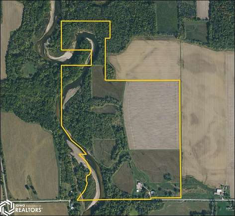 168.36 Acres of Land with Home for Auction in Plainfield, Iowa