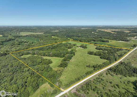 40 Acres of Recreational Land & Farm for Sale in Birmingham, Iowa