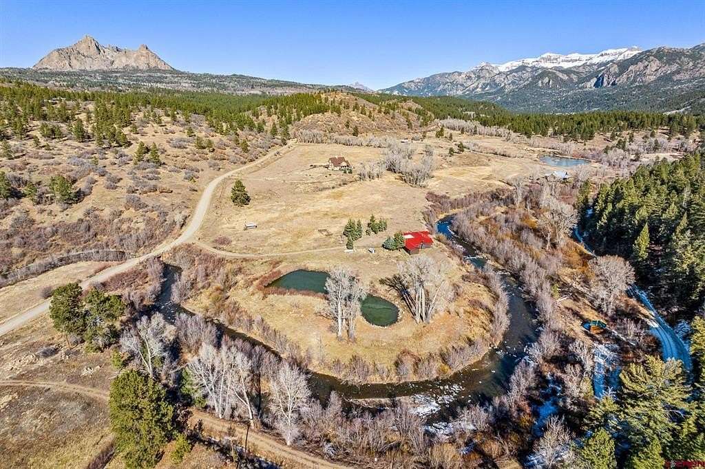 109.34 Acres of Land with Home for Sale in Pagosa Springs, Colorado