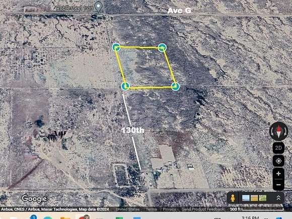 7.8 Acres of Land for Sale in Lancaster, California