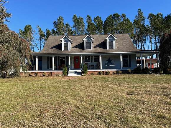 52.39 Acres of Recreational Land with Home for Sale in Uvalda, Georgia