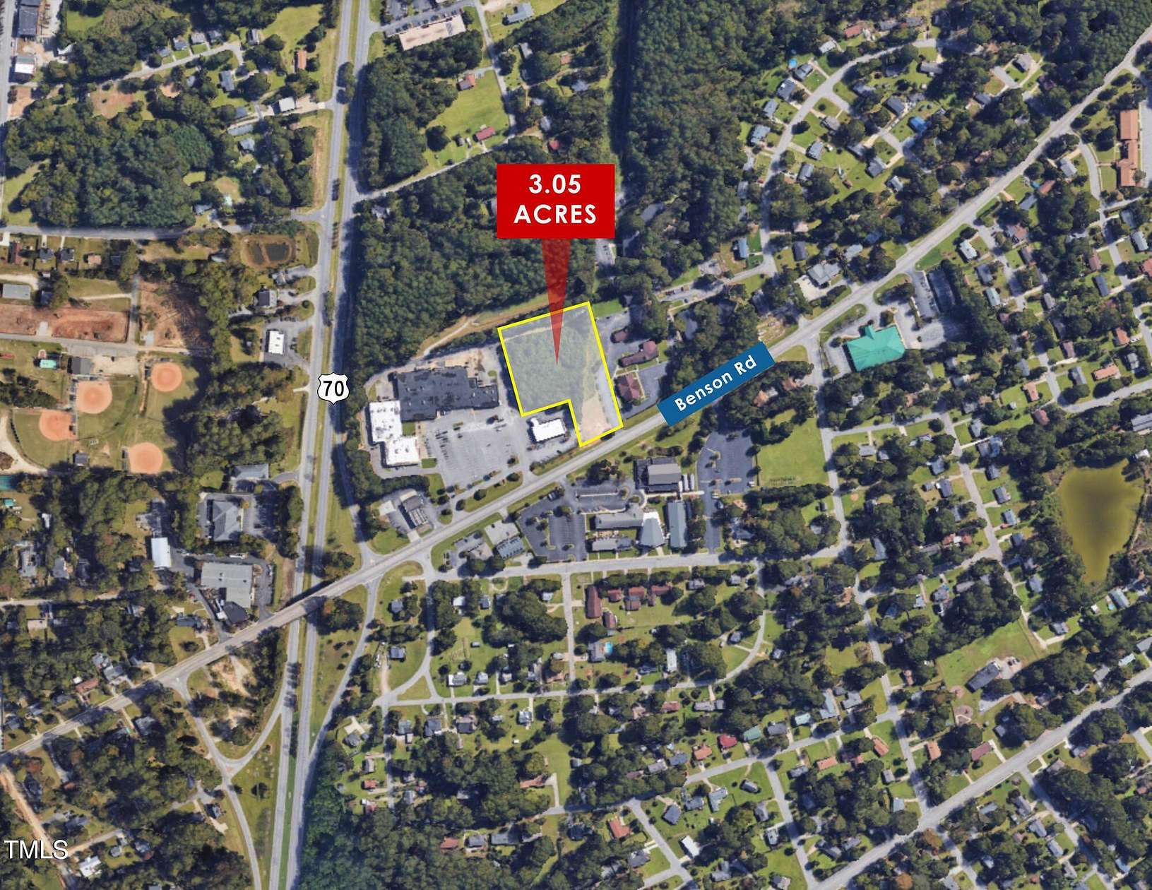 3.05 Acres of Land for Sale in Garner, North Carolina