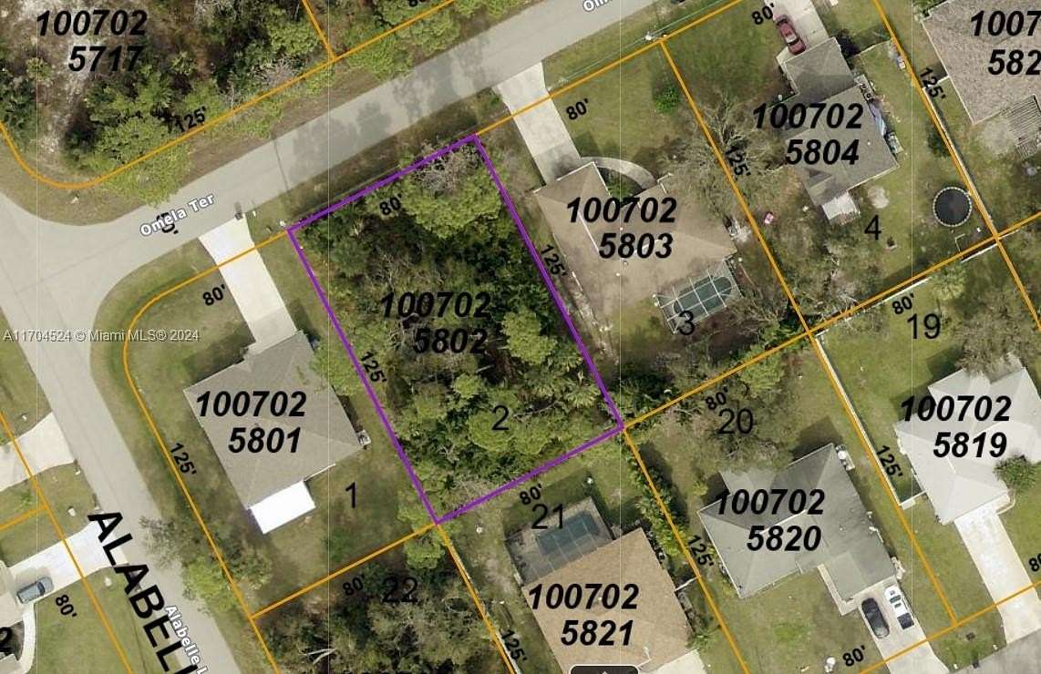 0.23 Acres of Residential Land for Sale in North Port, Florida