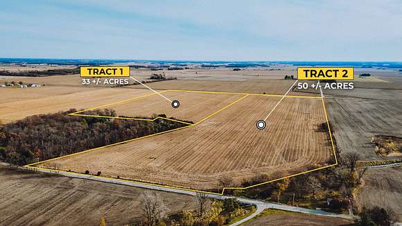 83 Acres of Agricultural Land for Auction in Winamac, Indiana