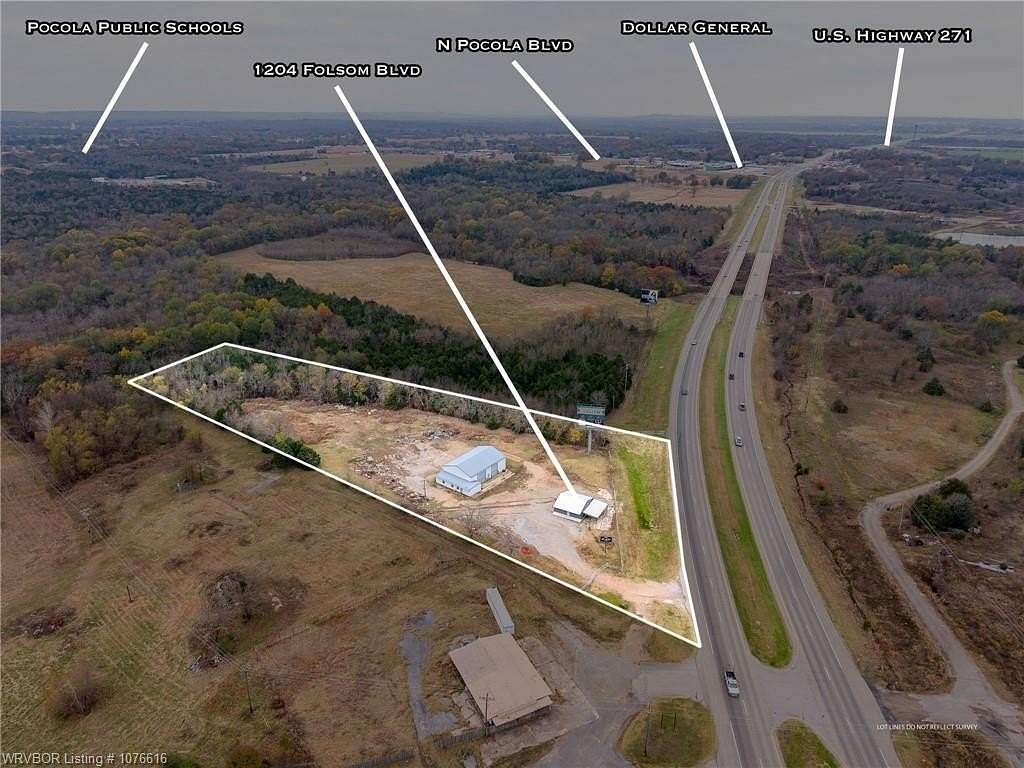 3.11 Acres of Improved Mixed-Use Land for Sale in Pocola, Oklahoma