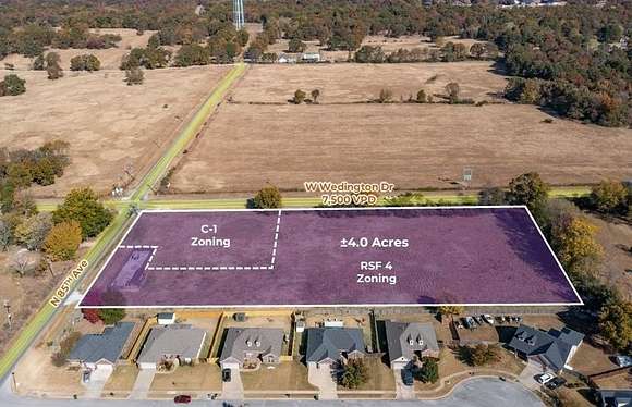 4 Acres of Land for Sale in Fayetteville, Arkansas