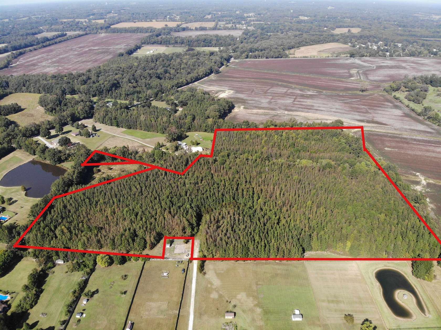 29.4 Acres of Agricultural & Residential Land for Sale in Millington, Tennessee