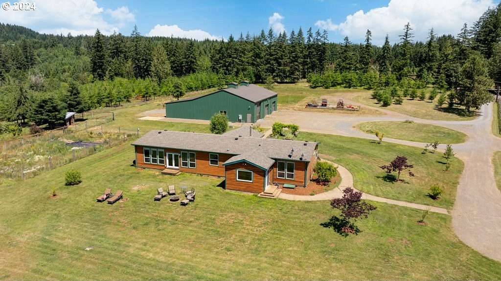 119.06 Acres of Land with Home for Sale in Beavercreek, Oregon