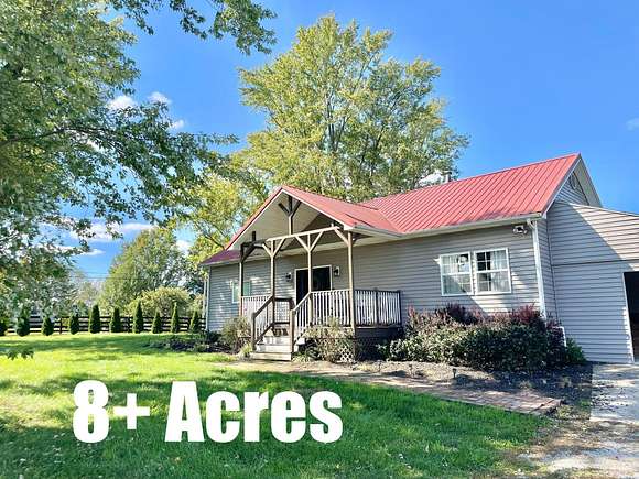 8.36 Acres of Land with Home for Sale in Cynthiana, Kentucky