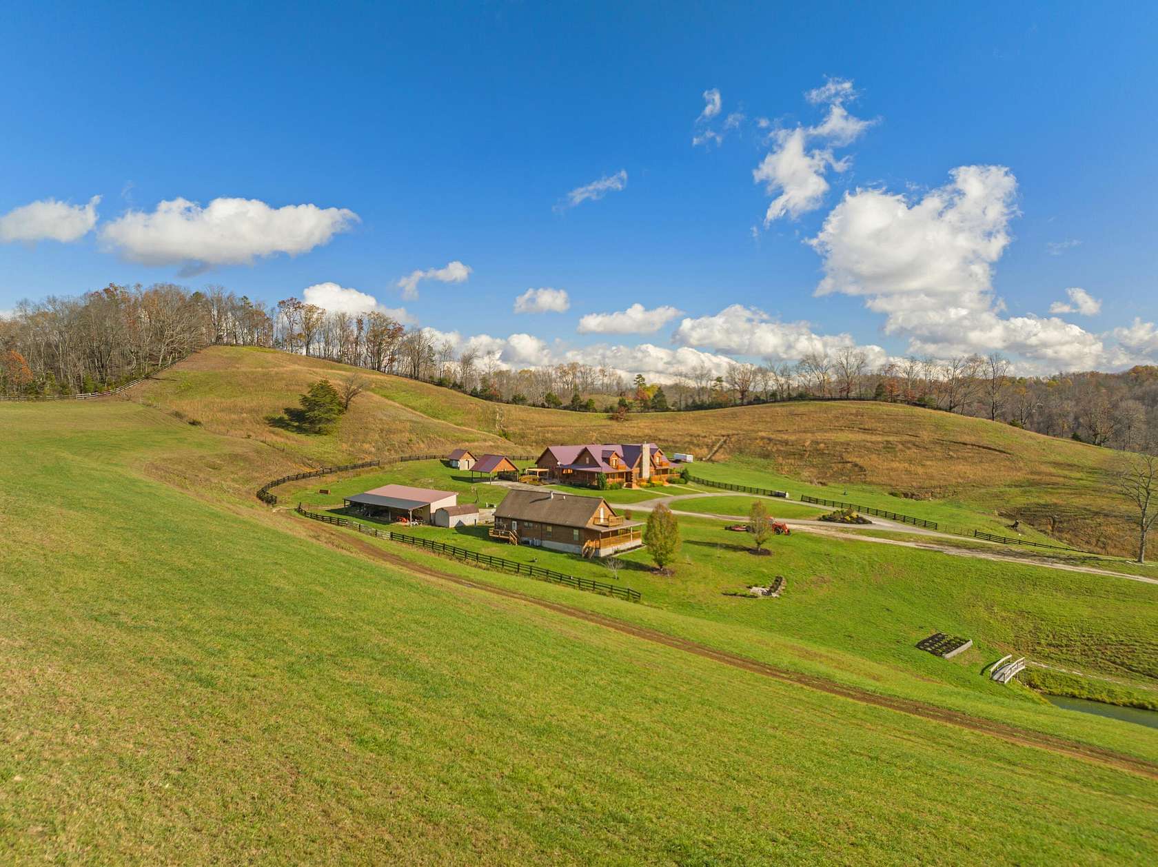 290 Acres of Recreational Land with Home for Sale in Hazel Green, Kentucky