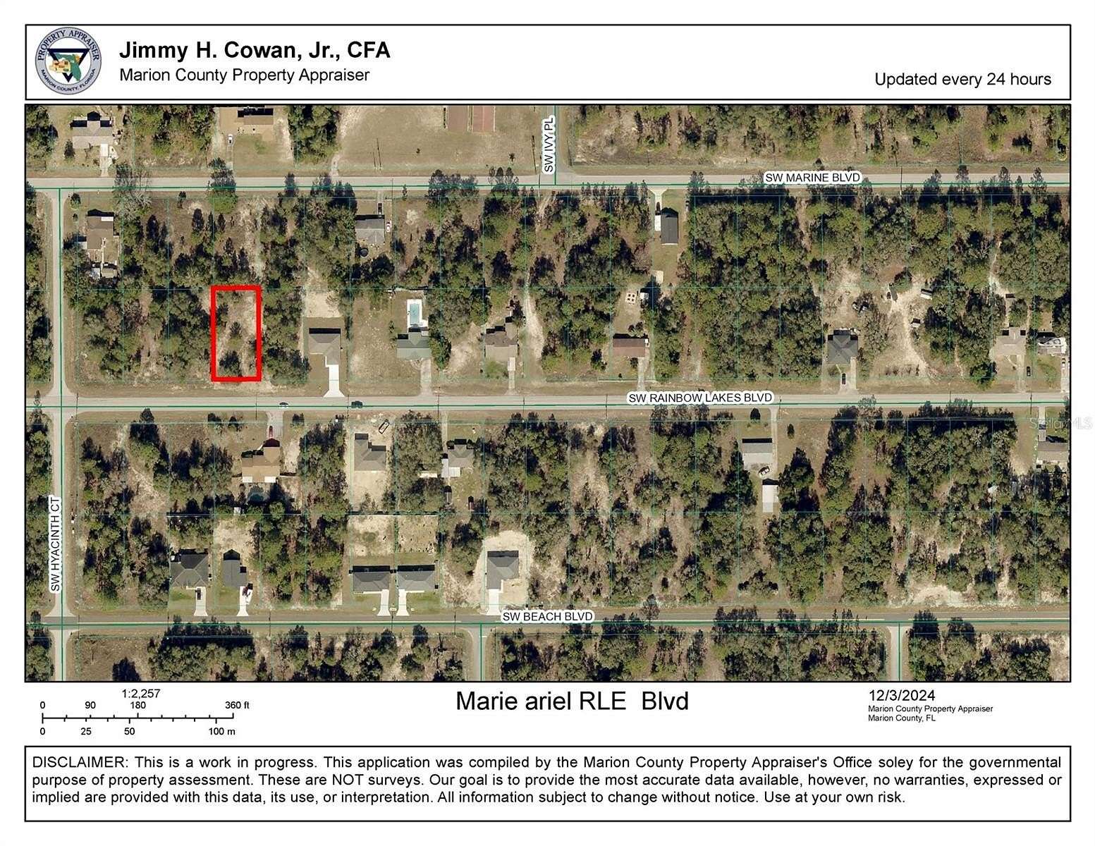 0.26 Acres of Residential Land for Sale in Dunnellon, Florida