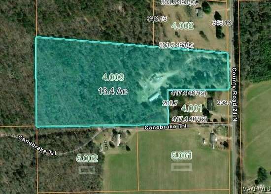 13.4 Acres of Land for Sale in Prattville, Alabama