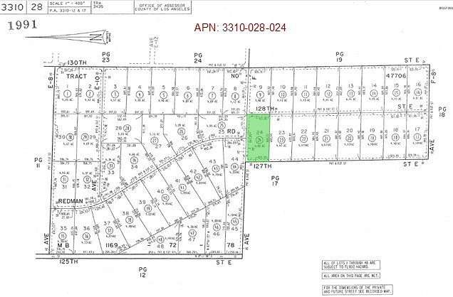 4.92 Acres of Residential Land for Sale in Lancaster, California