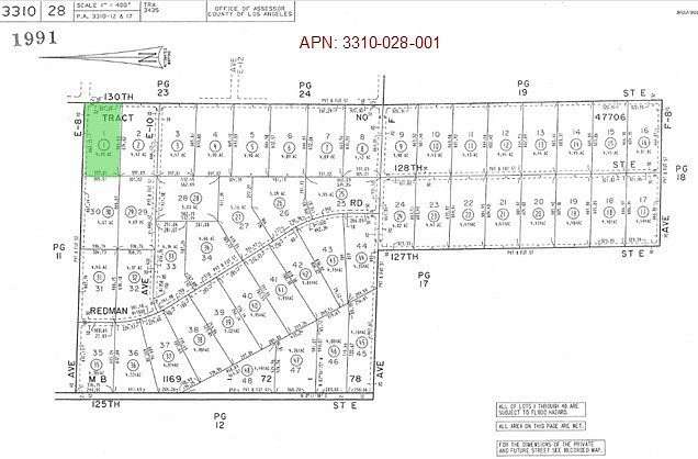 5.16 Acres of Residential Land for Sale in Lancaster, California