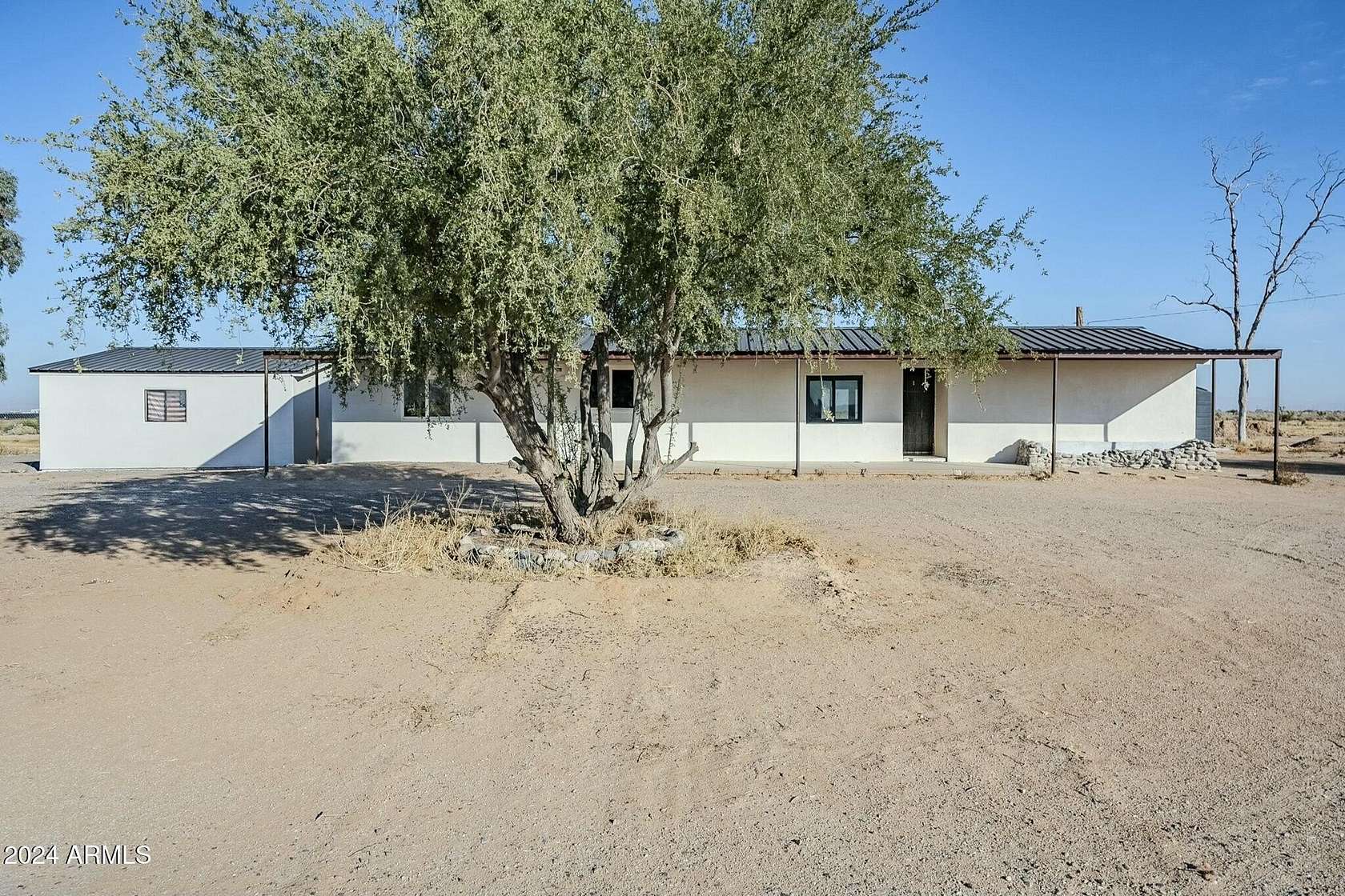 10 Acres of Land with Home for Sale in Coolidge, Arizona