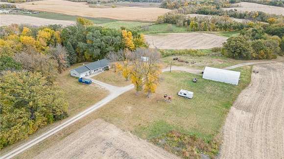 110 Acres of Agricultural Land with Home for Sale in New Prague, Minnesota