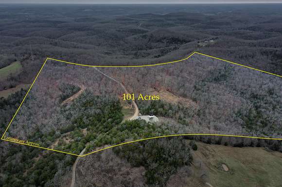 101 Acres of Recreational Land for Sale in Forsyth, Missouri